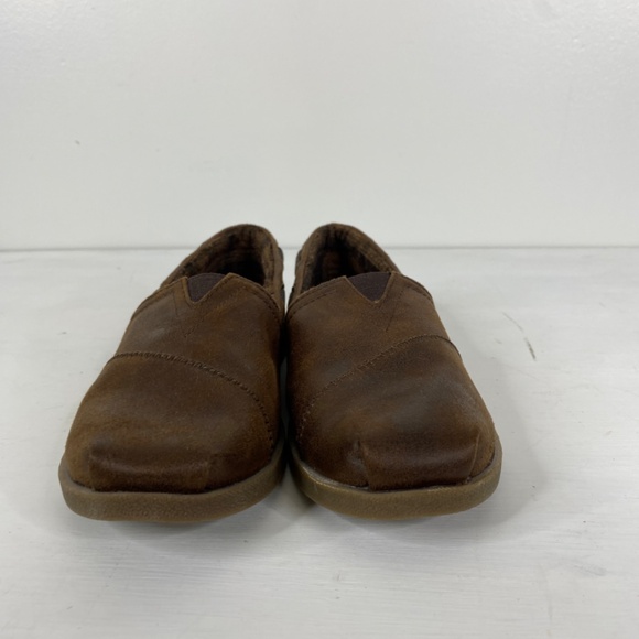 SKECHERS BOBS Chill Lux ButtonUp Slip On-Brown 6.5 Vegan Leather - Picture 4 of 13